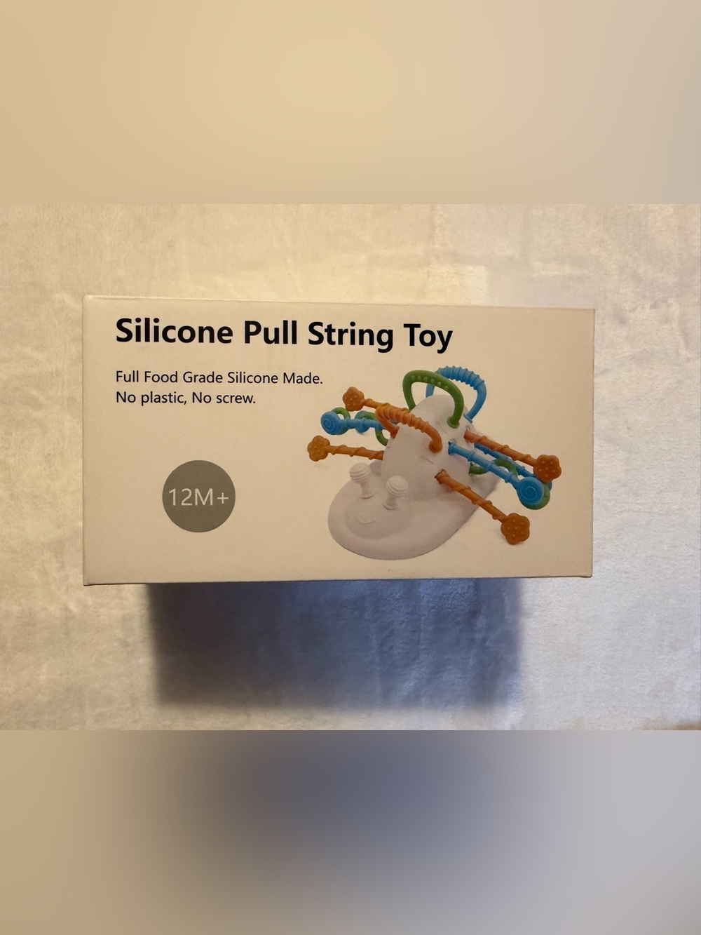 Silicone Pull String Baby Toy